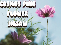 Spill Cosmos Pink Flower Jigsaw