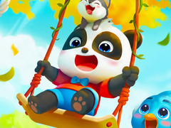 Spill Jigsaw Puzzle: Baby Panda Autumn Picnic Friends