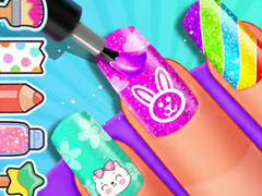 Spill Coloring Book: Girls Nail Art Design