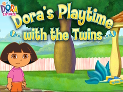 Spill Dora the Explorer Dora's Playtime with the Twins