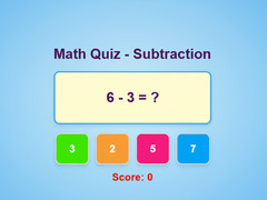 Spill Math Quiz - Subtraction