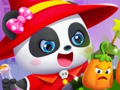 Spill Jigsaw Puzzle: Baby Panda Pumpkin Pot