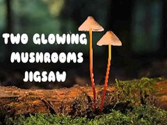 Spill Two Glowing Mushrooms Jigsaw