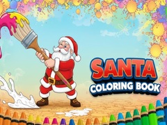 Spill Santa Coloring Book