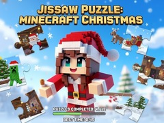 Spill Jigsaw Puzzle: Minecraft Christmas