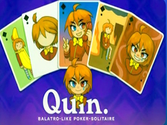 Spill Quin. Balatro-like poker-solitaire