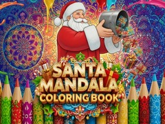 Spill Santa Mandala Coloring Book