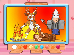 Spill Coloring Book: 99 Nights In The Forest