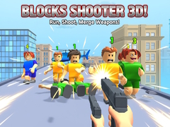 Spill Blocks Shooter 3D! Run, Shoot, Merge Weapons!