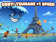 Spill Obby: Tsunami +1 speed