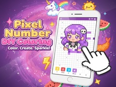 Spill Pixel Number  DIY Coloring