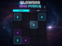 Spill Glowing 2048 Puzzle