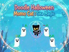 Spill Doodle Halloween Momo Cat : Sea Magic