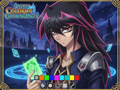 Spill Anime Boy Coloring Pages