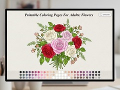 Spill Printable Coloring Pages For Adults Flowers