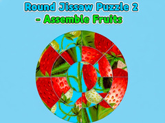 Spill Round jigsaw Puzzle 2 - Assemble Fruits