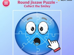 Spill Round jigsaw Puzzle - Collect the Smiley