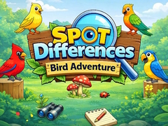 Spill Spot Differences Bird Adventure