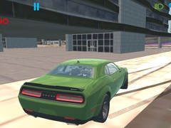 Spill Hustle in a Wildcat Dodge Challenger