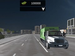 Spill Garbage Truck Driving Simulator