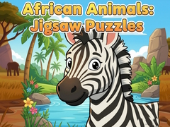 Spill African Animals: Jigsaw Puzzles