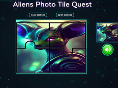 Spill Aliens Photo Tile Quest