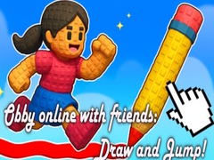Spill Obby online with friends: Draw and Jump!