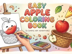 Spill Easy Apple Coloring Book