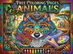 Spill Free Coloring Pages Animals