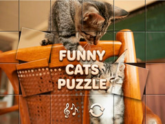 Spill Funny Cats Puzzle