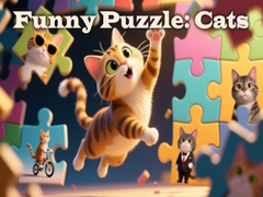 Spill Funny Puzzle: Cats