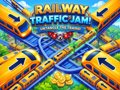 Spill Railway Traffic Jam! Untangle the Trains!