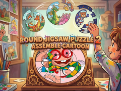 Spill Round Jigsaw Puzzle 2 Assemble Cartoon