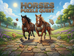 Spill Horses Puzzle Quest