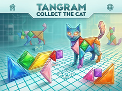 Spill Tangram Collect the cat