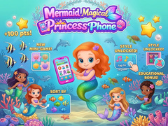 Spill Mermaid Magical Princess Phone