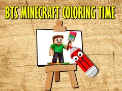 Spill BTS Minecraft Coloring Time