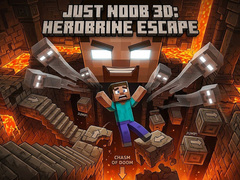 Spill Just Noob 3D: Herobrine Escape