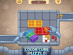 Spill Color Cube Puzzle