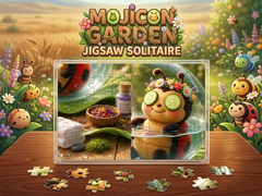 Spill Mojicon Garden Jigsaw Solitaire!