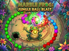 Spill Marble Frog: Jungle Ball Blast