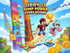 Spill Obby +1 Jump Power Every Second