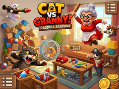 Spill Cat Vs Granny! Ragdoll Sandbox