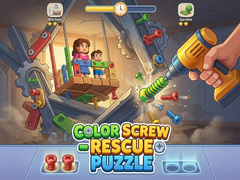Spill Color Screw - Rescue Puzzle