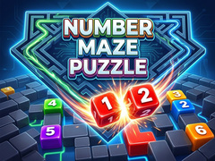 Spill Number Maze Puzzle