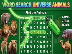 Spill Word Search Universe Animals