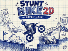 Spill Stunt Bike 2D Paper Race