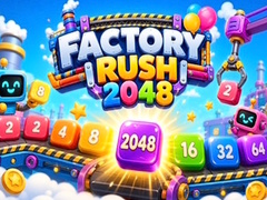 Spill Factory Rush: 2048 Merge