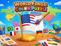 Spill World Flags: Color Puzzle