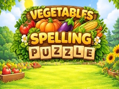 Spill Vegetable Spelling Puzzle